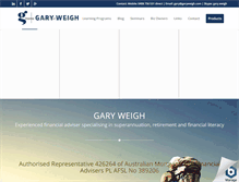 Tablet Screenshot of garyweigh.com